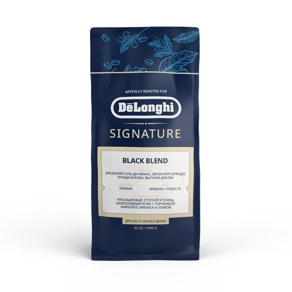 DeLonghi кофе Signature Black 1 кг