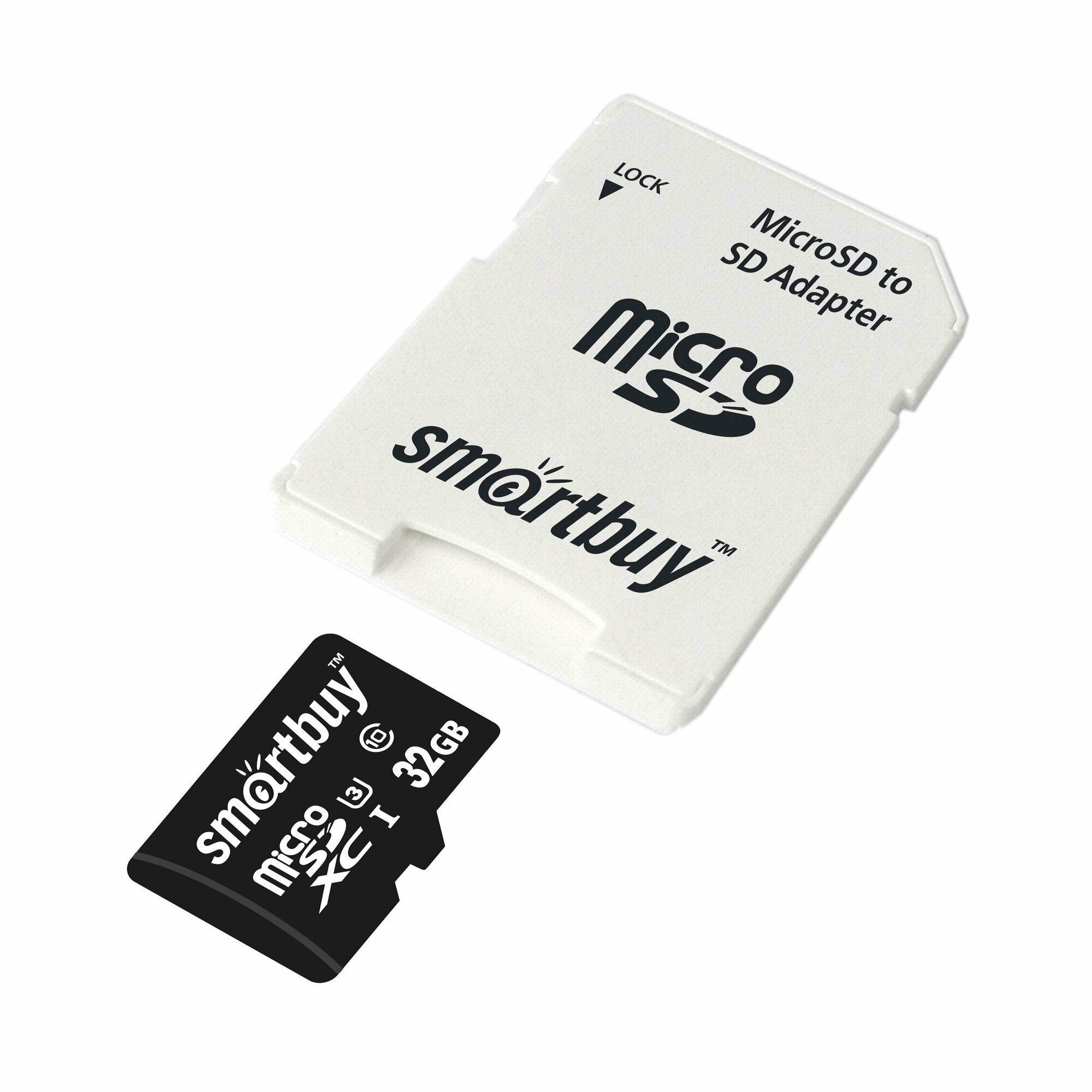 Карта памяти Micro SD 32GB SmartBuy Class 10 PRO PRO U3 R/W:90/70 MB/s