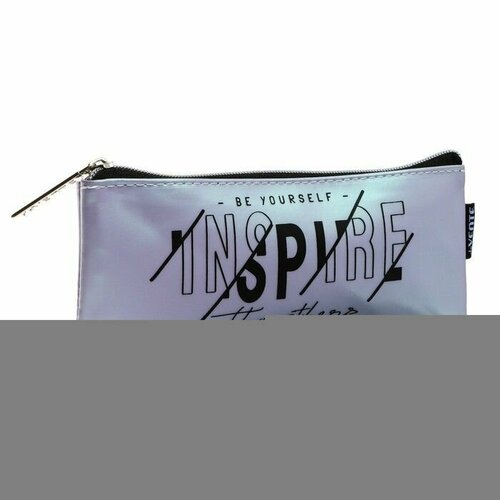 Пенал мягкий 1 отделение плоский 90 х 210 х 10 мм Inspire кожзам 750₽