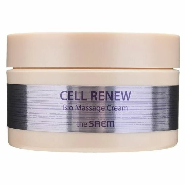 Крем The Saem Dr. Beauty Cell Renew Bio Massage Cream, Антивозрастной массажный крем для лица, 200 мл