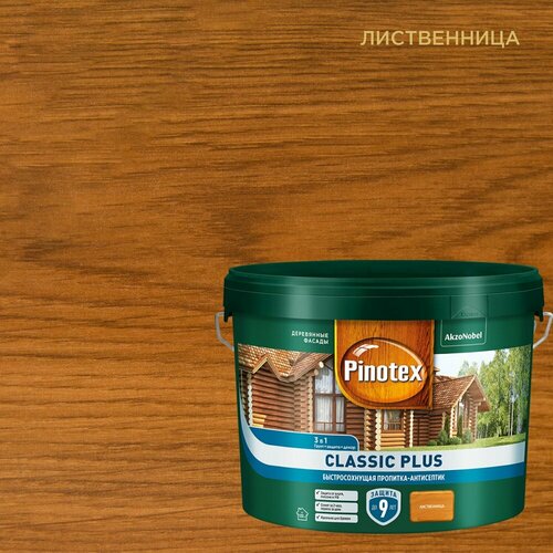 Быстросохнущая пропитка-антисептик Pinotex CLASSIC PLUS