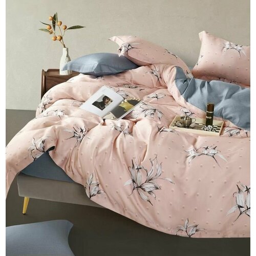 Постельное белье тенсель семейный 2 пододеяльника дуэт 4 наволочки 15500₽