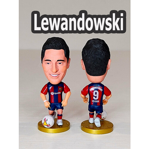 Игрушки фигурки футболиста коллекционные Левандовский Барселона