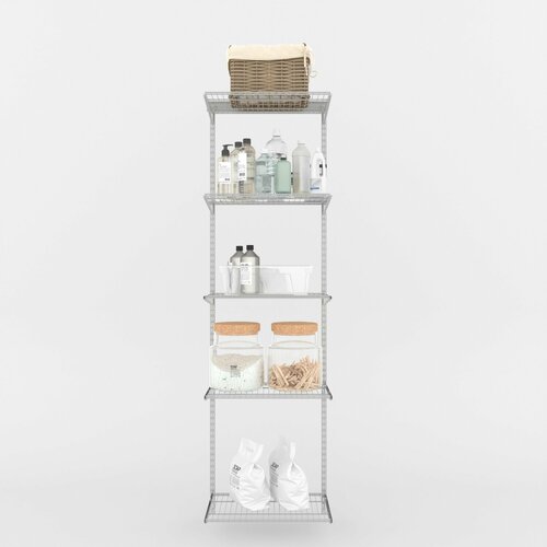 Гардеробная система LIGROOM полочная №1, 600х382х2022 мм, Белая