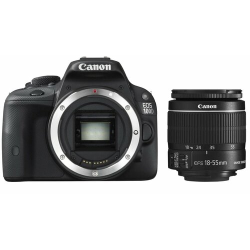 Фотоаппарат CANON 100D kit 18-55mm is iii черный 3199900₽