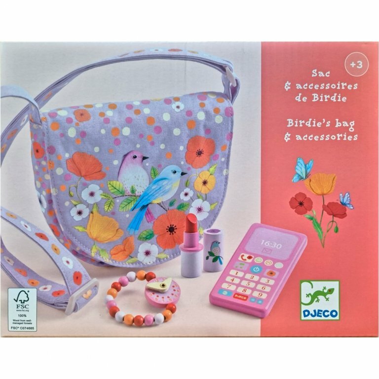 Djeco Djeco Charms Bag and accessories Сюжетно-ролевая игра Сумка, розовая 06686