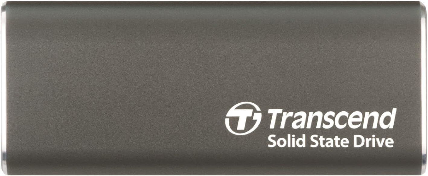 Накопитель SSD Transcend USB-C 500GB TS500GESD265C серебристый