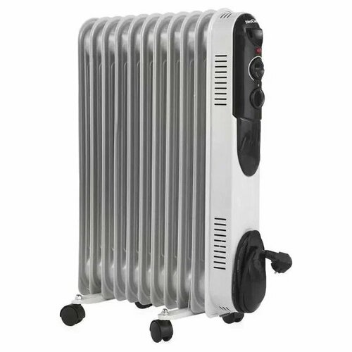 Масляный радиатор NeoClima NC-9309 25 кВт 20 м колеса в комплекте белый 595000₽