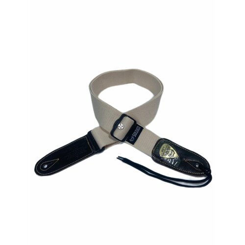 Ремень для гитары SOLDIER, 1303А, белый