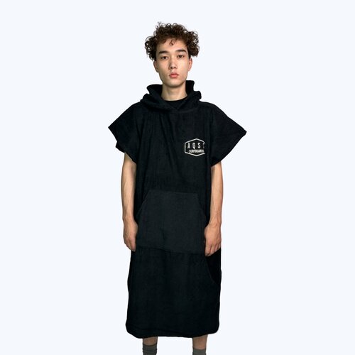 Пончо для сёрфинга и водных видов спорта Aqss Surfboards S24 - Черный