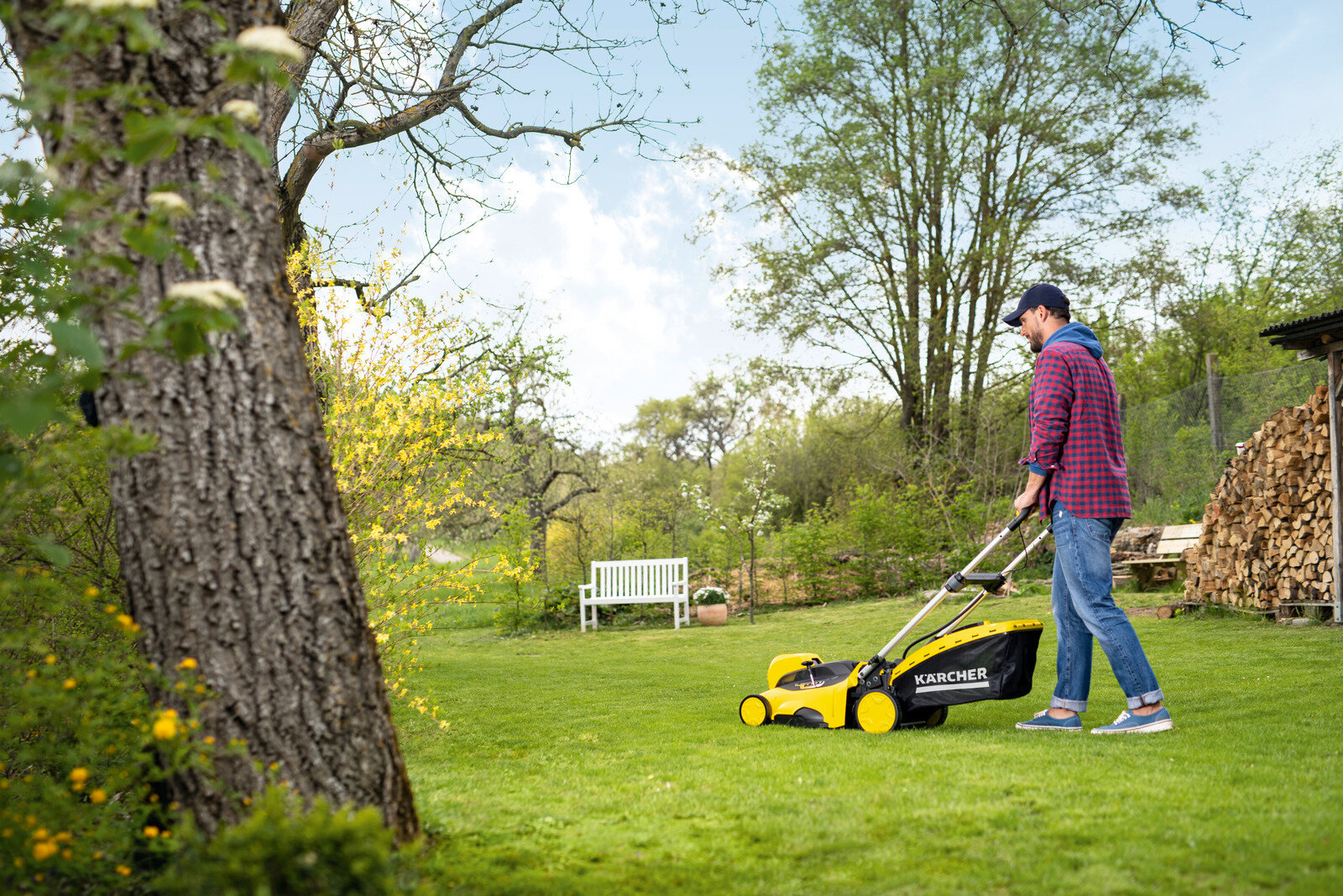 Газонокосилка аккумуляторная Karcher LMO 36-46 Battery (1.444-472.0) - фото №6