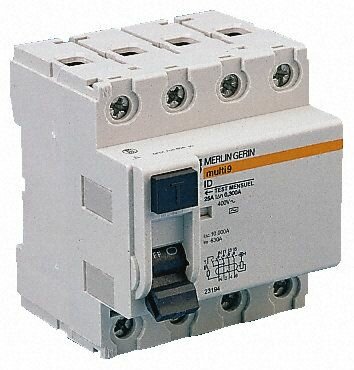 Устр. защ. откл. (УЗО) Schneider Electric Merlin Gerin Multi 9 4Р 63А 500mА