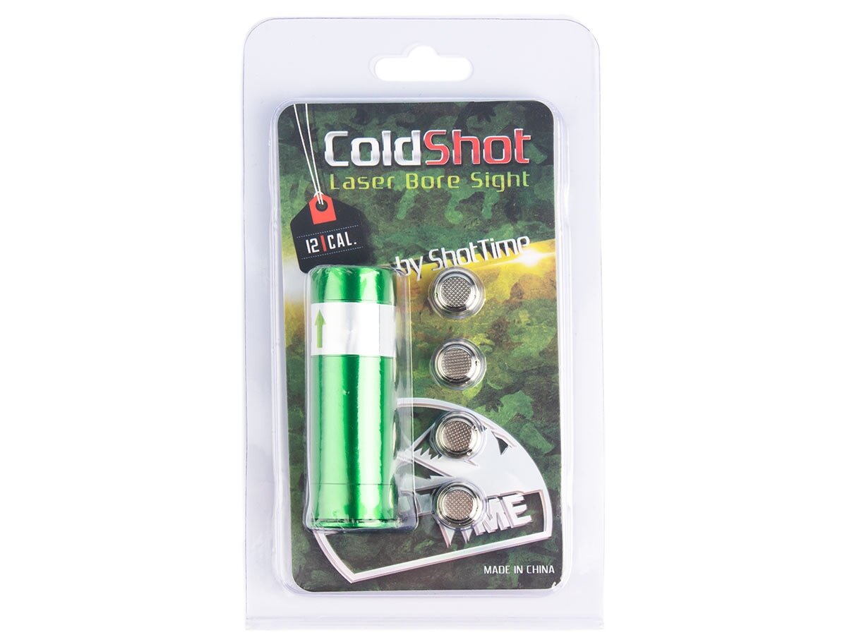 Лазерный Патрон Shottime Coldshot 12Х60, Кнопка Вкл/выкл, Зелёный