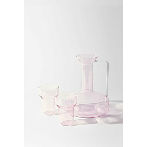 Кувшин со стаканами - Розовый