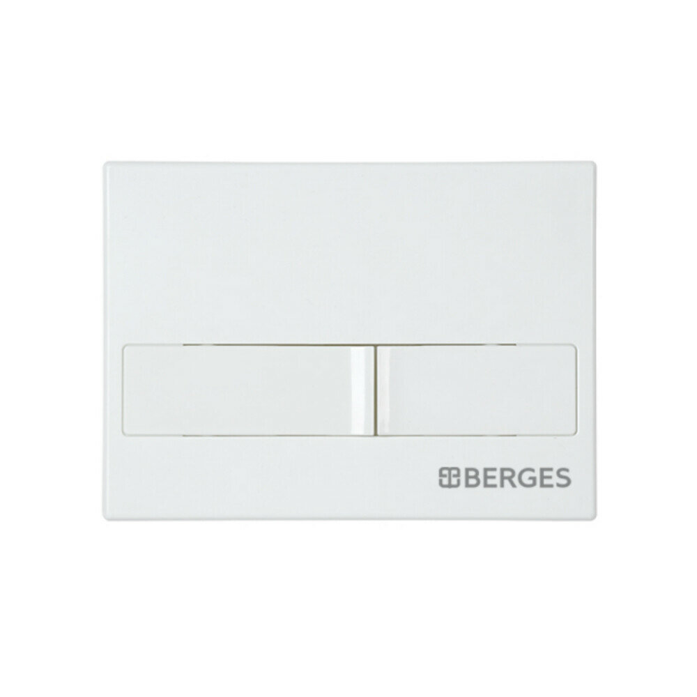 Клавиша смыва для инсталляций Berges Balance BL белая (041411)