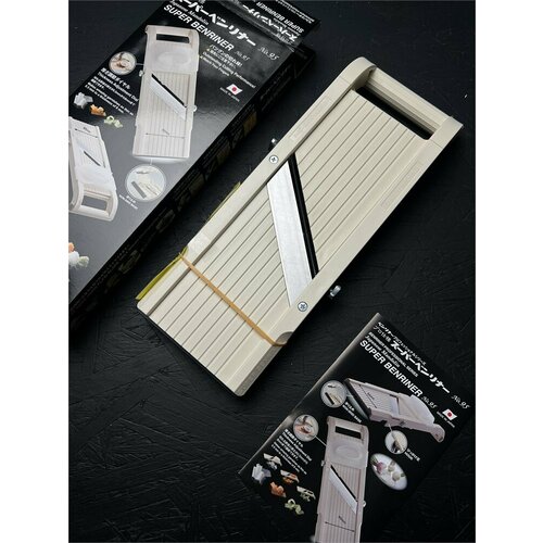 Овощерезка универсальная SUPER BENRINER Standart 95 мм, нерж. сталь SUS420J2, 3 насадки (1-2.