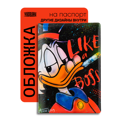 Обложка для паспорта YUDZURU черный 219₽