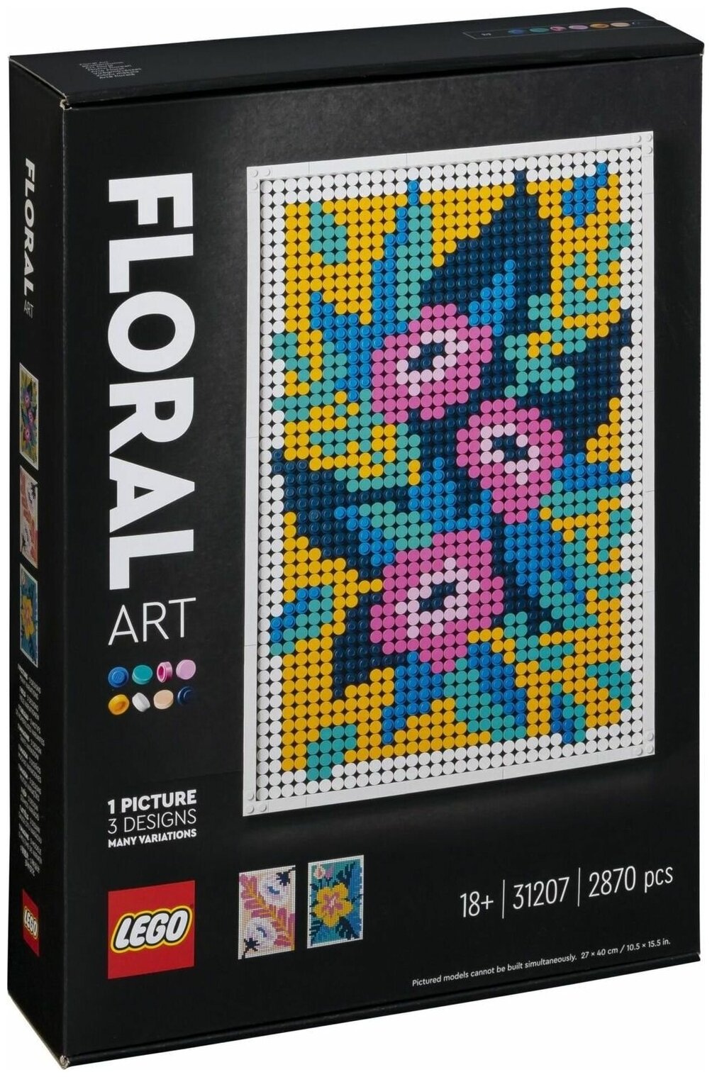 Конструктор LEGO Art Floral - Цветочный арт, 2870 деталей, 31207