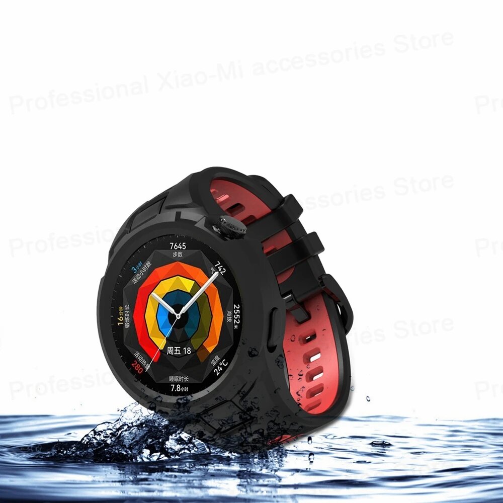 Силиконовый спортивный ремешок ALANGDUO для Huawei Watch GT5 GT4 GT3 — фото 1