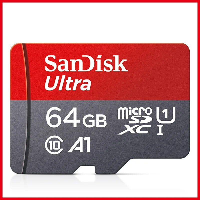 SanDisk microSD карта памяти 32/64/128 ГБ, 64 ГБ