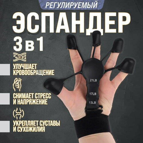 Эспандер кистевой регулируемая нагрузка поддержка запястья 649₽