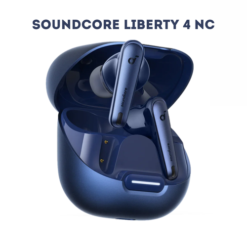 Беспроводные наушники Anker Soundcore Liberty 4 NC шумоподавление темно-синий 8390₽