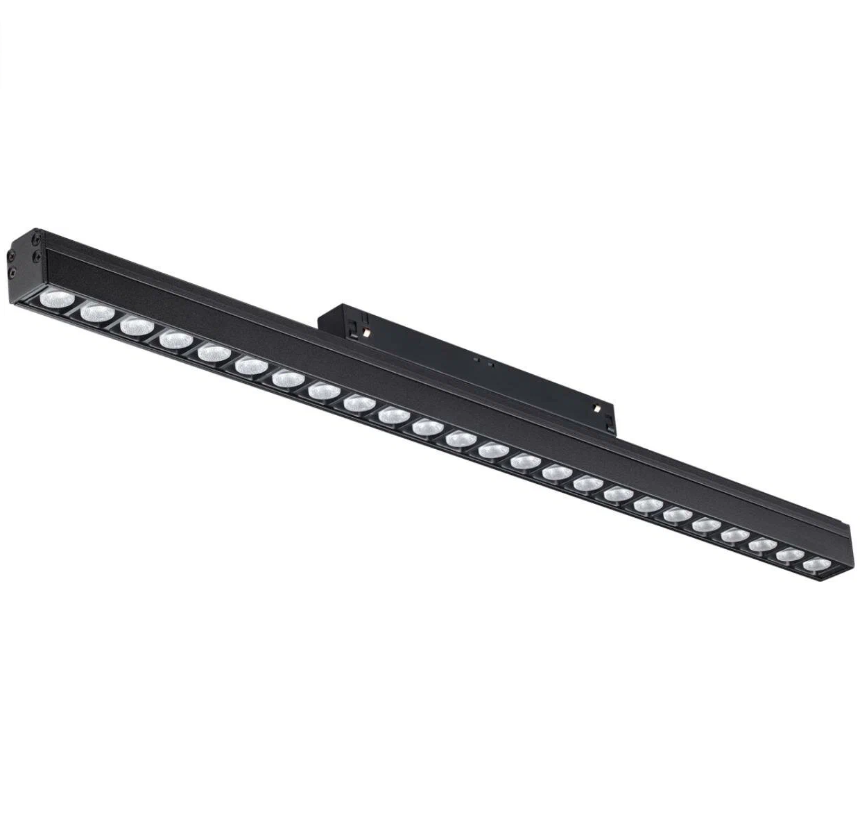 Трековый светильник для низковольтного шинопровода | NOVOTECH | FLUM | Артикул: 358420 | LED | черный | алюминий| IP20 |