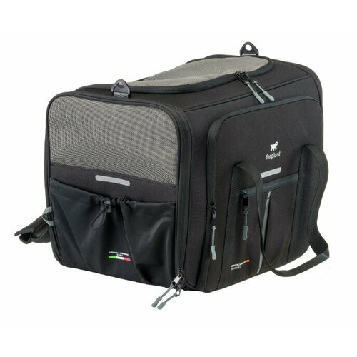 Переноска для животных Ferplast Voyager Carrier Pro, черный, 50*39*39 см