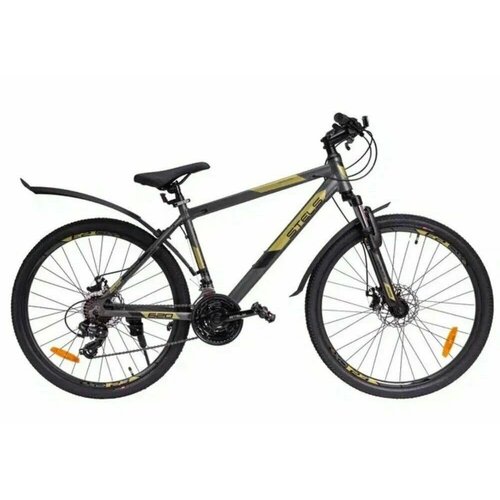 Велосипед MTB горный STELS, Navigator-620 26MD V010 (м), рама 19, колеса 26, 21 скор. Темно-зеленый, на рост 170-180
