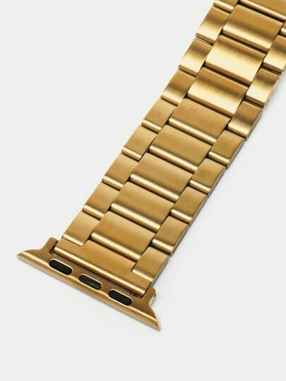 Ремешок металлический для Apple Watch 3,4,5,6,7,8SE, и Ultra, размер 42/44/45/49 мм — фото 1