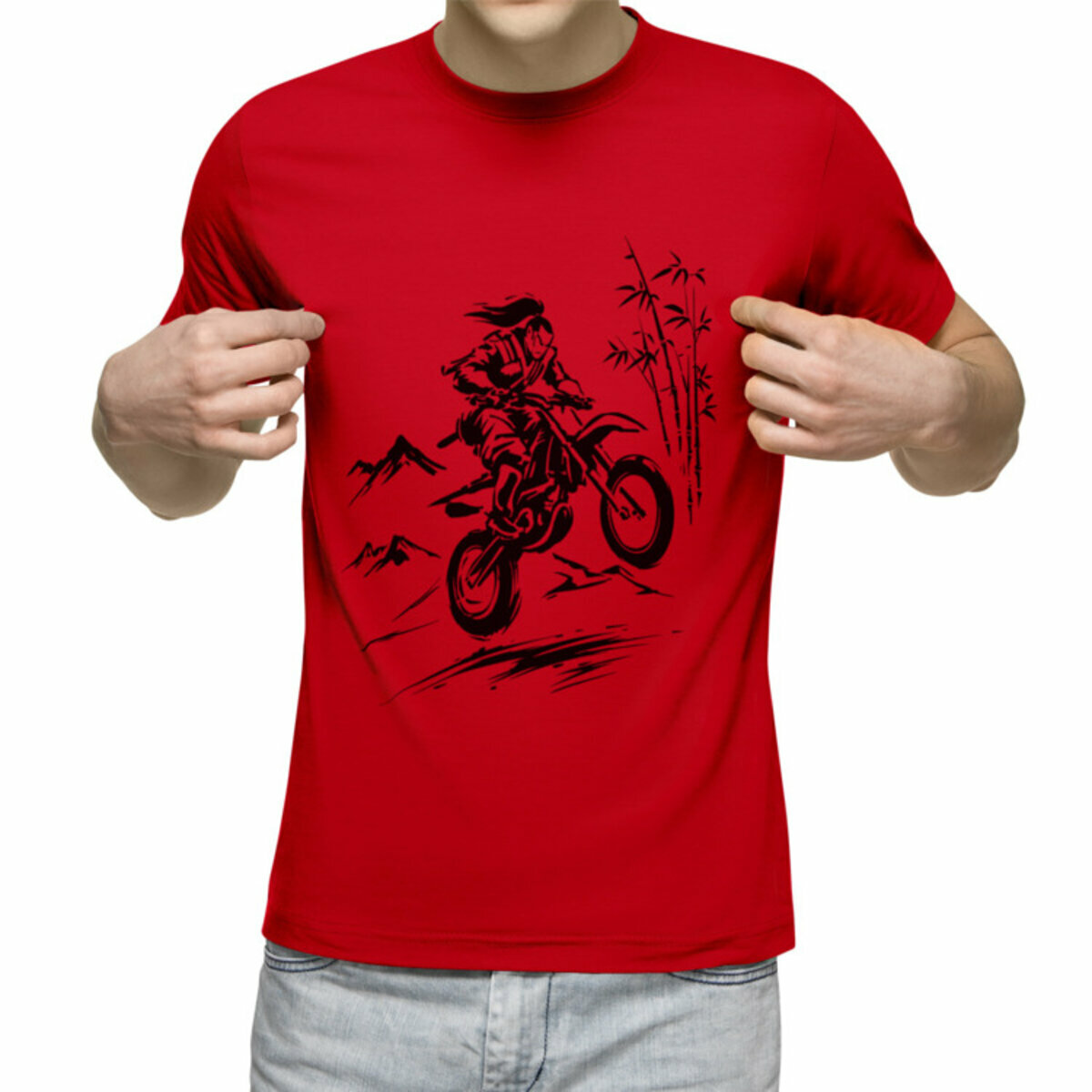 Джерси хоккейное Us Basic размер L красный