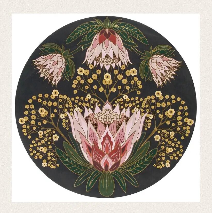 OSSUER круглый ковёр фланель гостиная спальня, A, Diameter 100cm