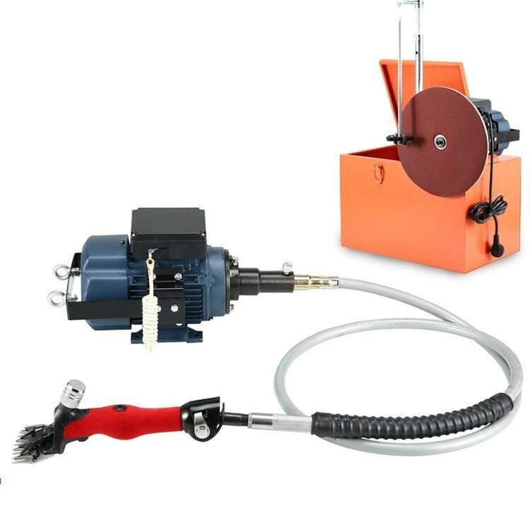 Машинка для стрижки овец с гибким валом и заточкой ножей