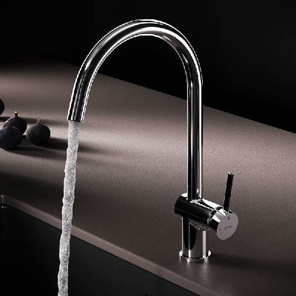 Смеситель для кухни AM.PM Func высокий с С-изливом хром