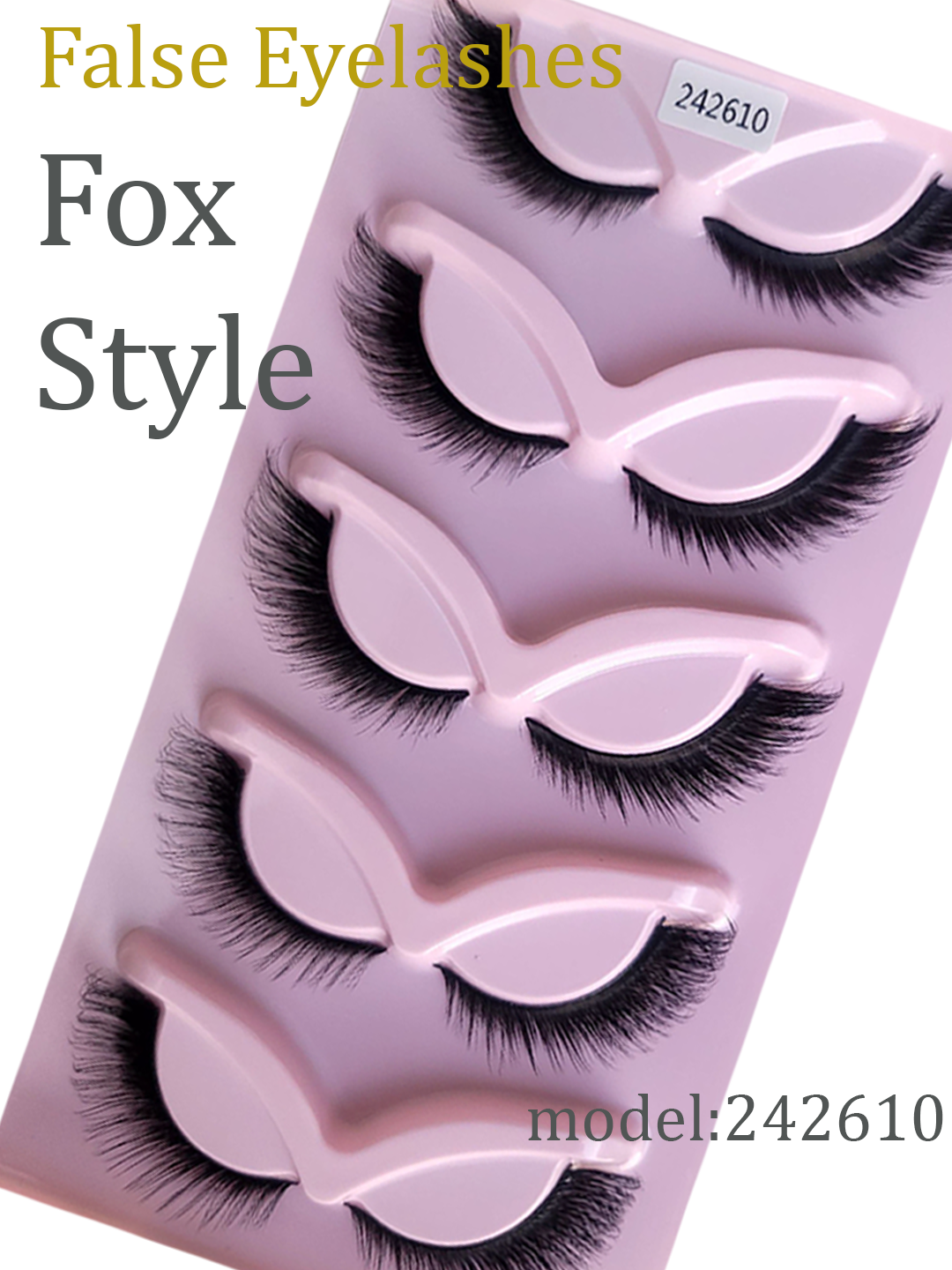 Накладные ресницы Премиальные накладные ресницы SANISHE Fox Style — фото 1