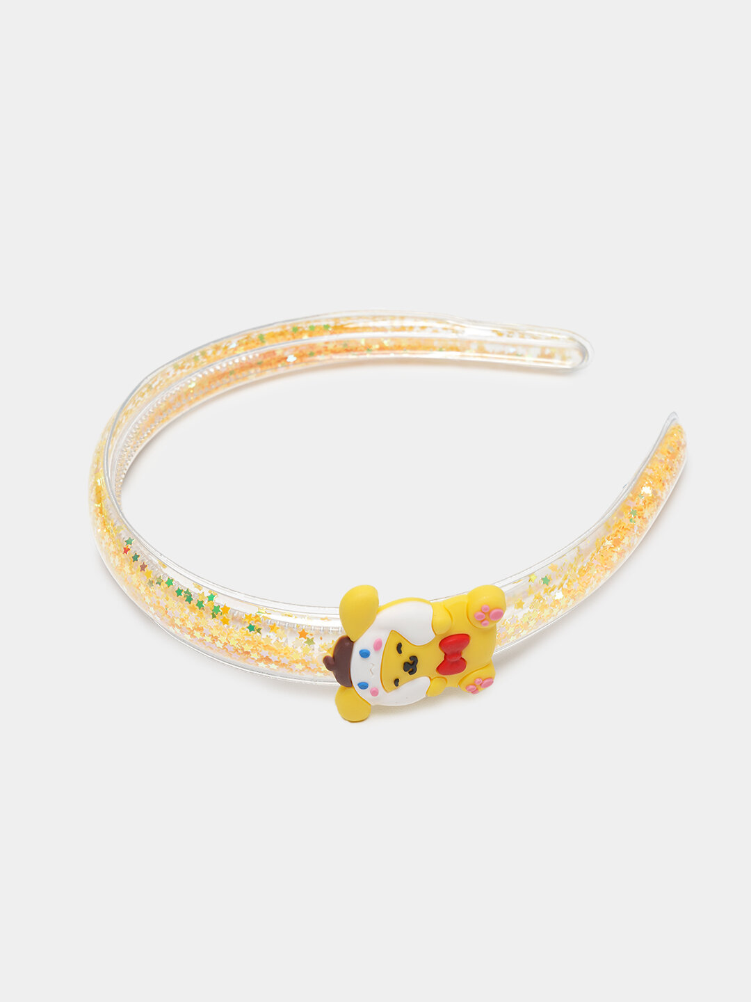 Ободок для волос "Ободок для принцесс", мультяшный дизайн, с блестками — фото 1