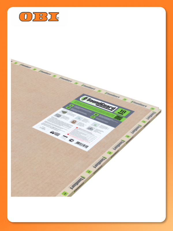 Звукоизоляционная панель SoundGuard ШумоЩит ПП18 600х800х18мм 048 м2