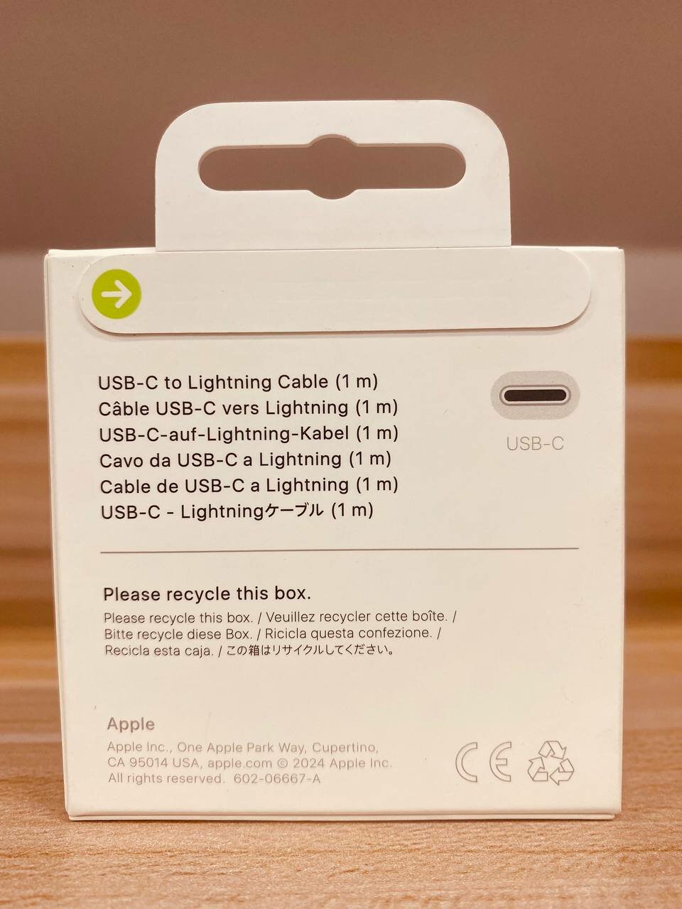 Оригинальный кабель для зарядки iPhone Lightning - Type C Проверено Качество (ORG) — фото 1