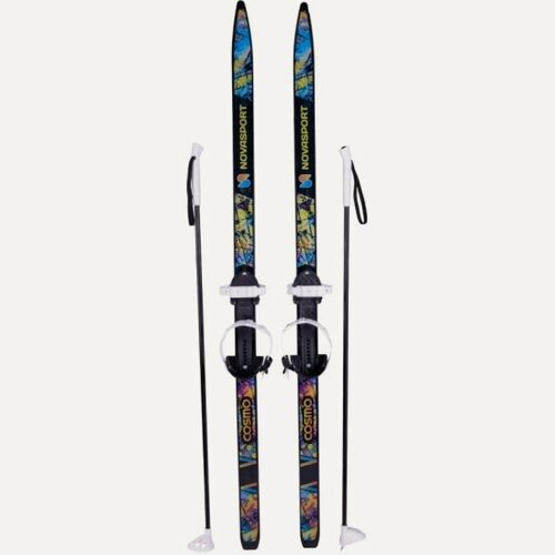 Изображение товара Лыжный комплект подростковый Novasport Cosmo с универсальным креплением, 130/100