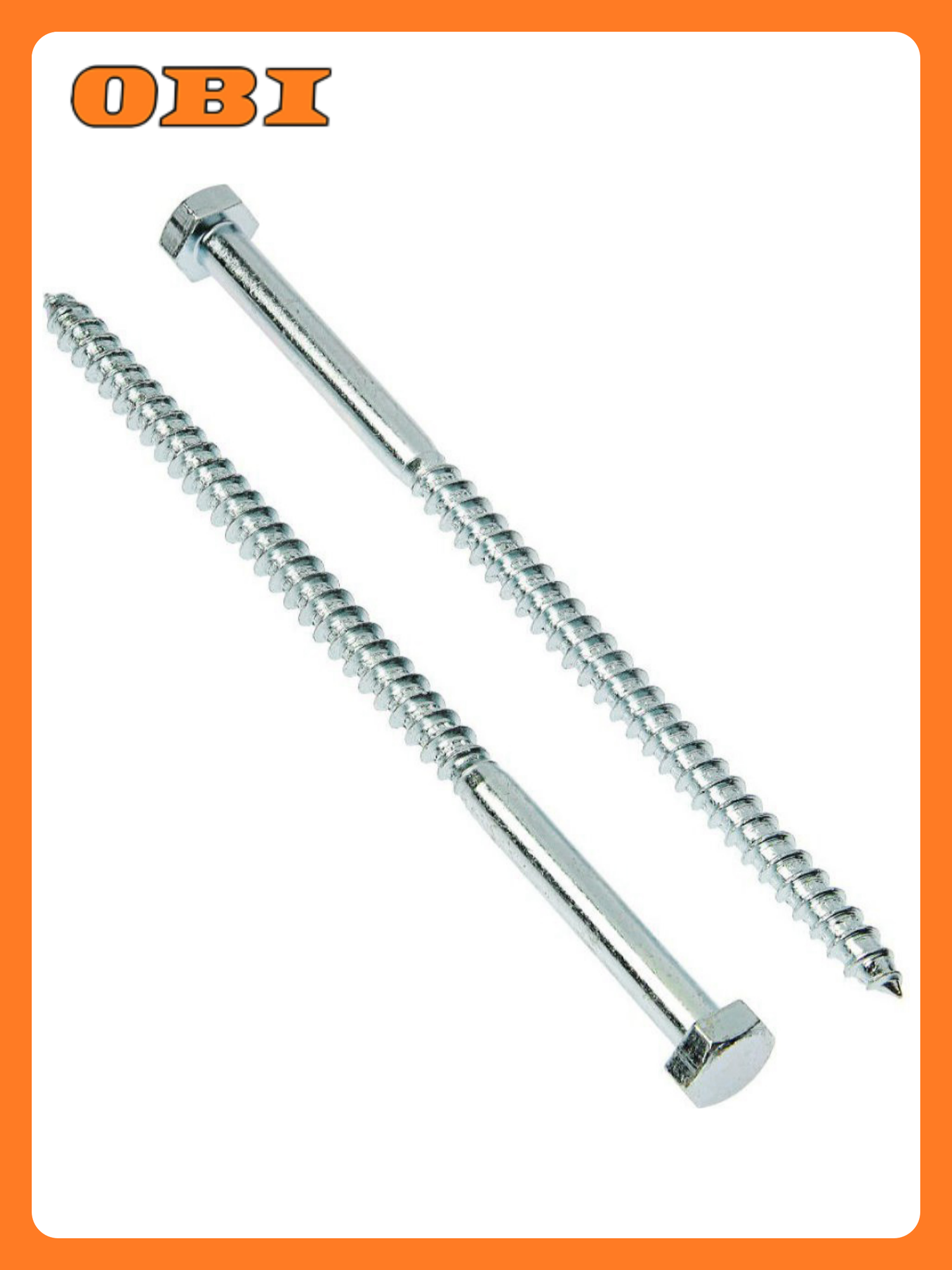 Шурупы Tech-KREP сантехнические оцинкованные шестигранные 2 шт