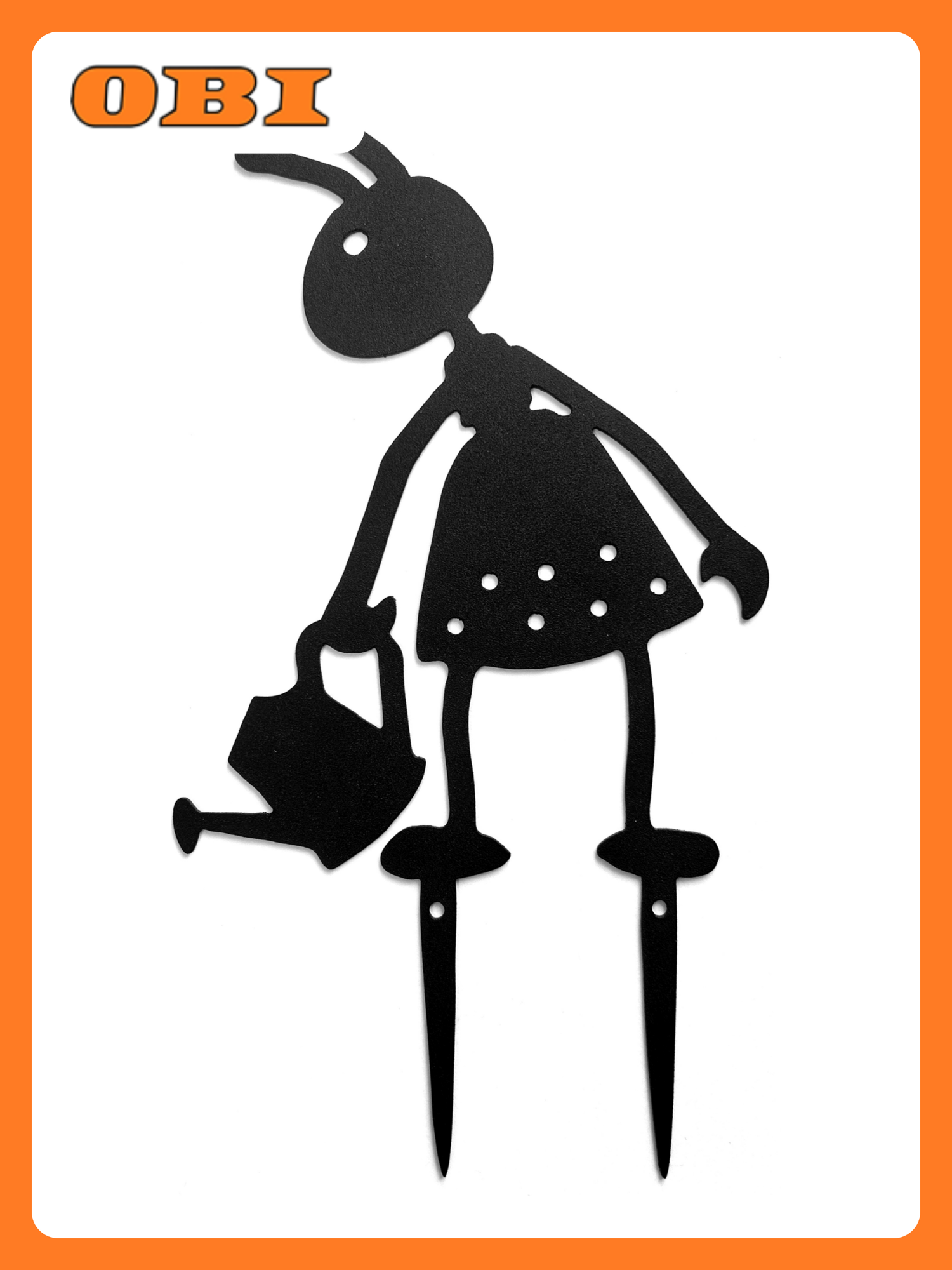 Фигурка садовая Крючковски  Муравей с лейкой  металлическая