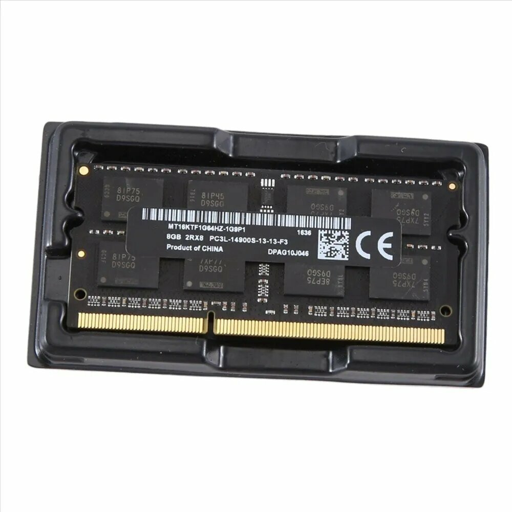 Оперативная память Crucial 16GB 1866MHz DDR3L (PC3-14900) SO-DIMM