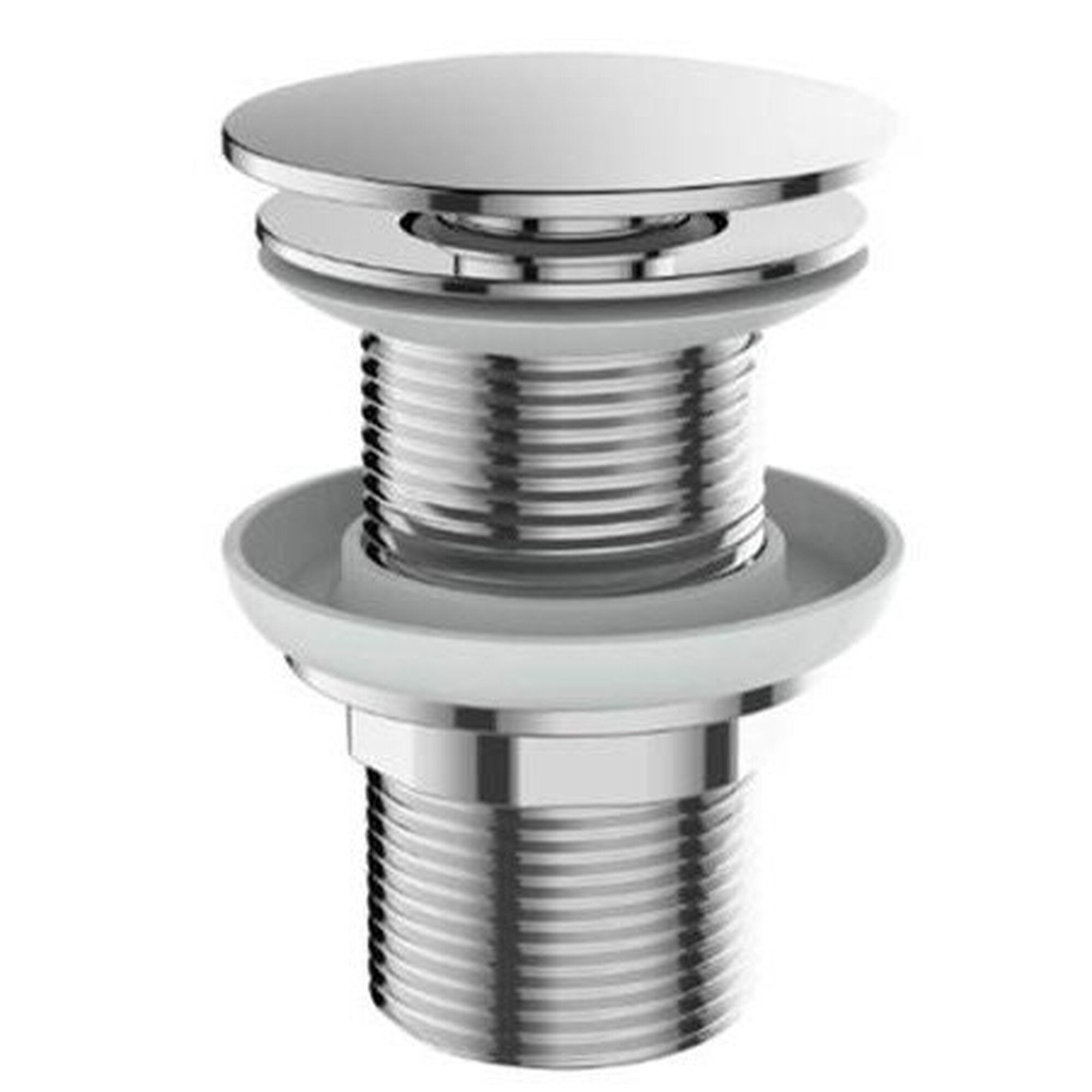 Донный клапан с системой Клик-клак без перелива BelBagno хром BB-SC-CRM