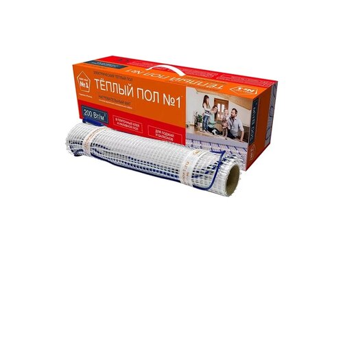 Нагревательный мат, Теплоресурс, ТСП-180-0.9, 0.9 м2, 180х50 см