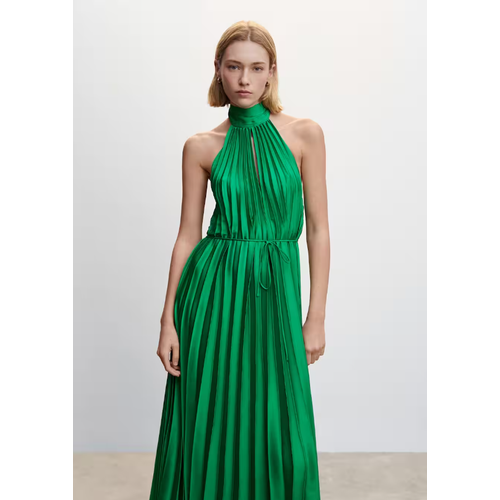 фото Платье mango, размер 38, зеленый