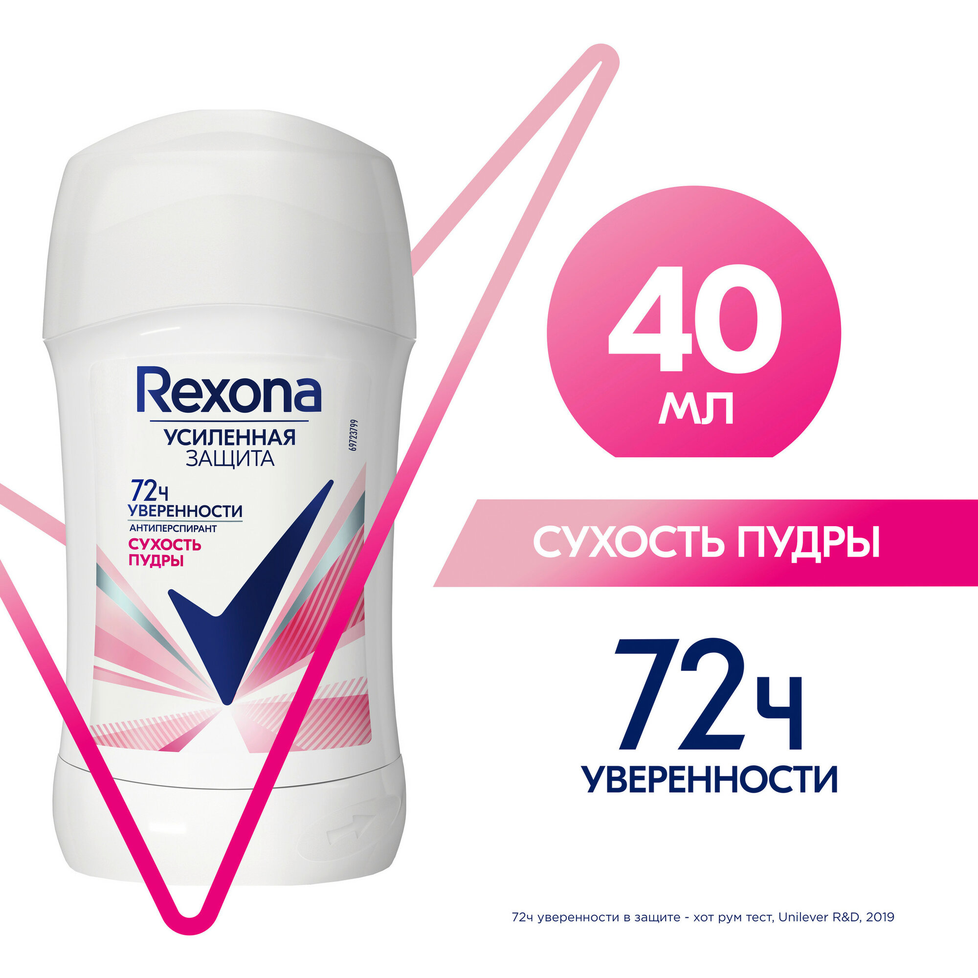 Rexona Антиперспирант Motionsense Сухость пудры, стик, twist-up, 40 мл, 1 шт.