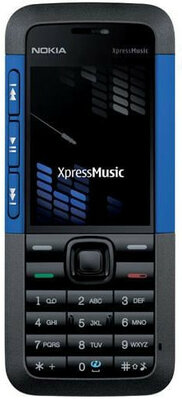 Телефон Nokia 5310 XpressMusic, 1 SIM, черный/синий