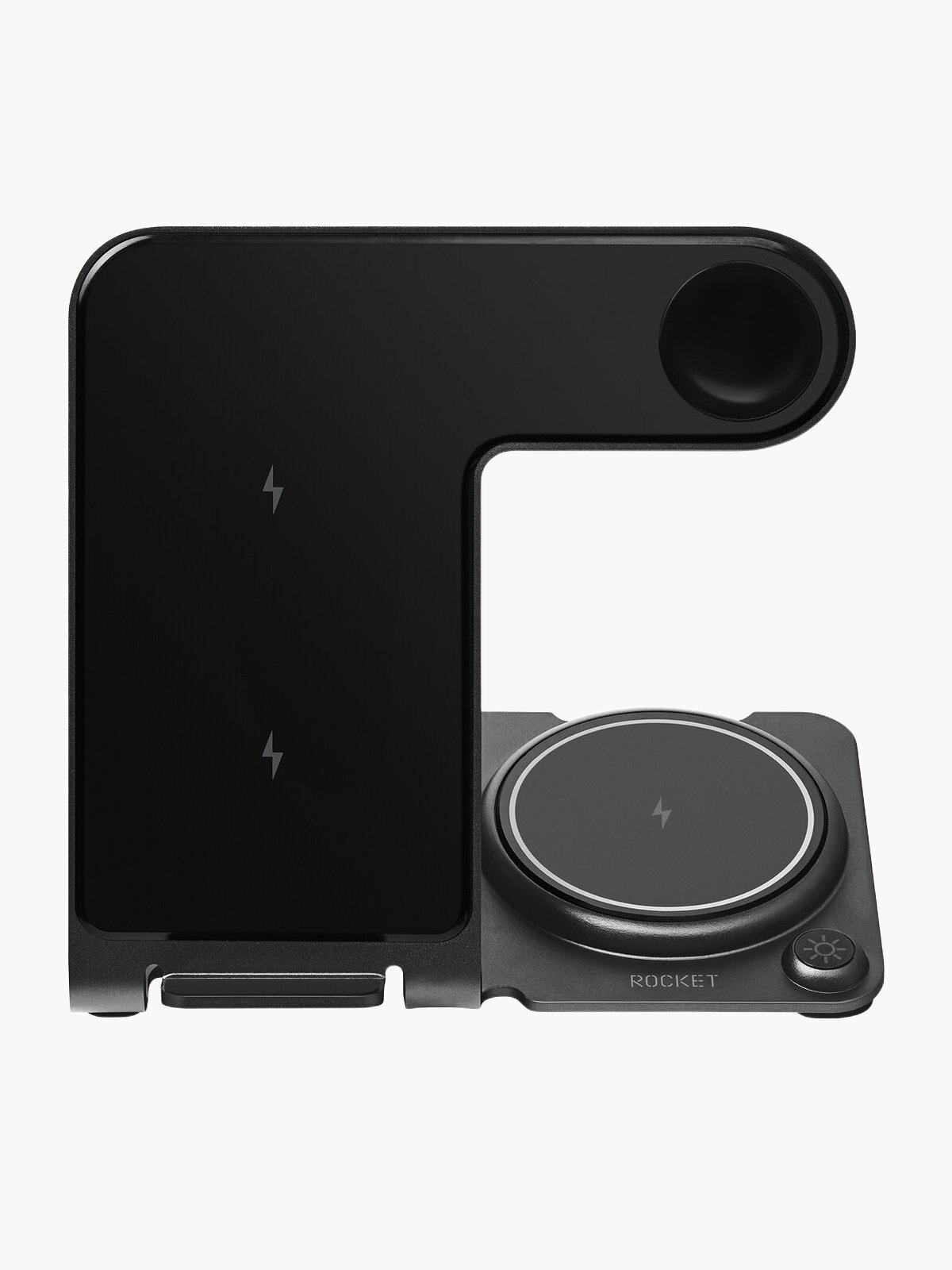Беспроводная зарядка 3 в 1 ROCKET Basis, мощность 20Вт, совместимость Apple Watch