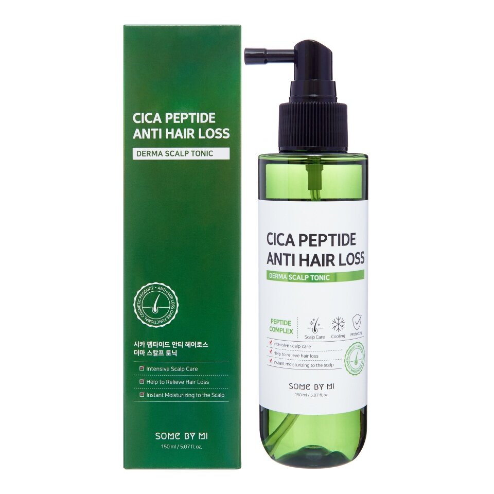 SOME BY MI CICA PEPTIDE ANTI HAIR LOSS DERMA SCALP TONIC Пептидный тоник против выпадения волос с экстрактом центеллы азиатской