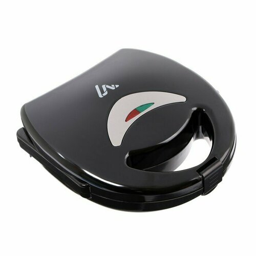 Электровафельница Luazon LT-07 750 Вт тонкие вафли антипригарное покрытие черная 283100₽